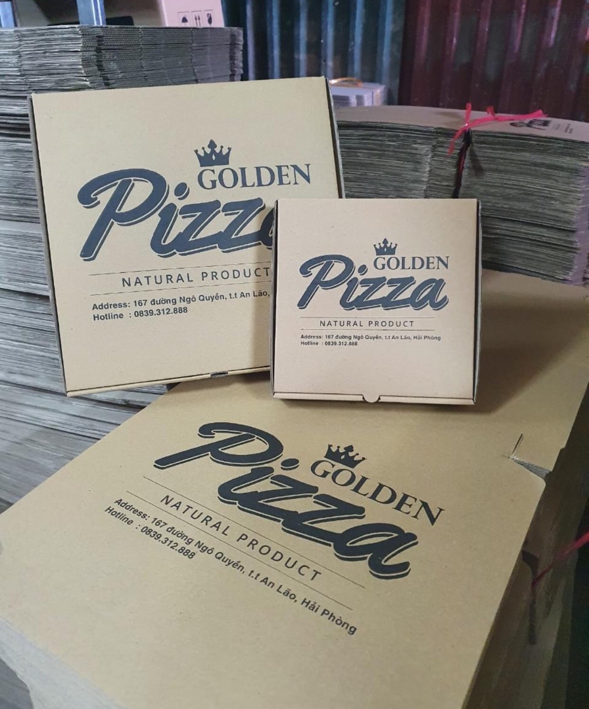 In hộp bánh pizza đẹp giá tốt nhất