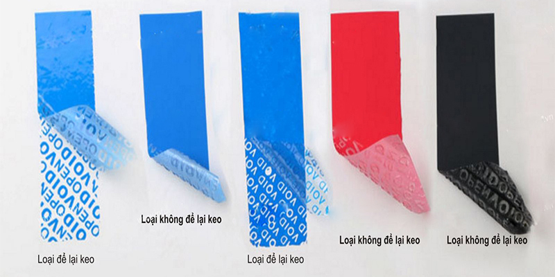 Các Loại Tem Niêm Phong