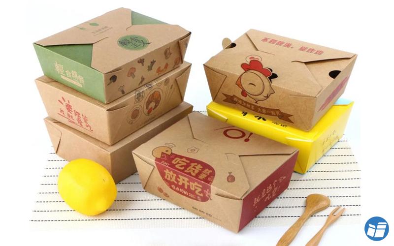 in hộp giấy đựng thực phẩm