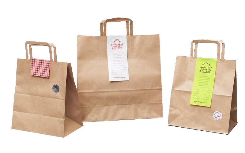 in túi giấy đựng thức ăn