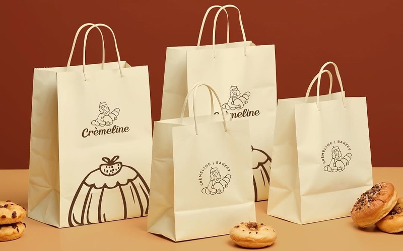 in túi giấy ivory